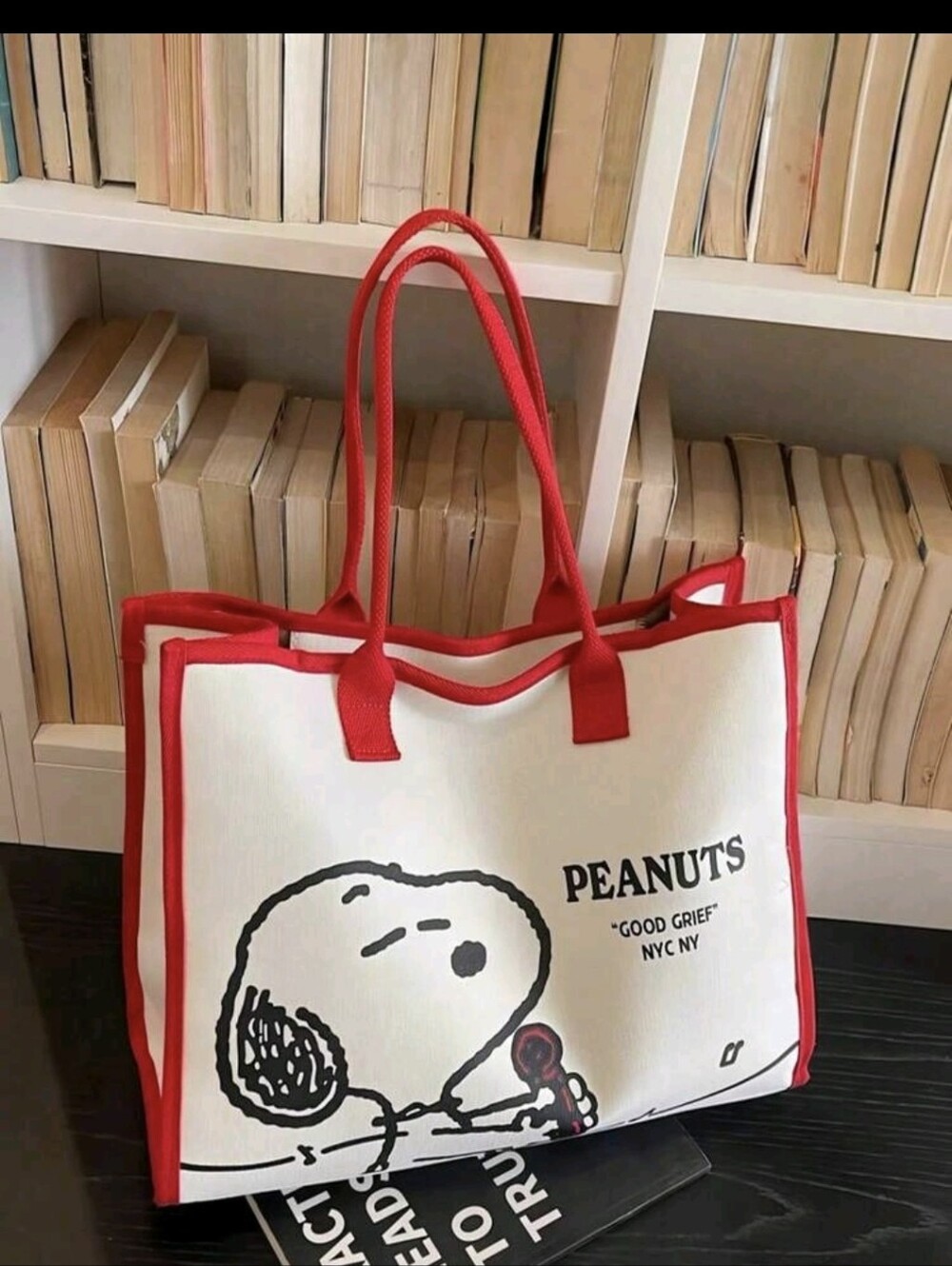 Snoopy Canvas Tote Bag